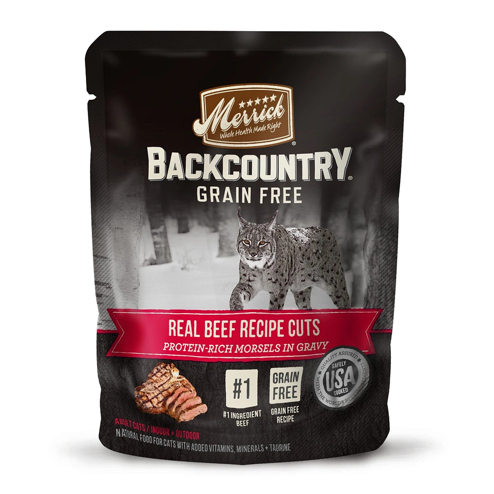 Merrick Backcountry Adult Wet Cat Food 3 Oz. Grain Free Natural