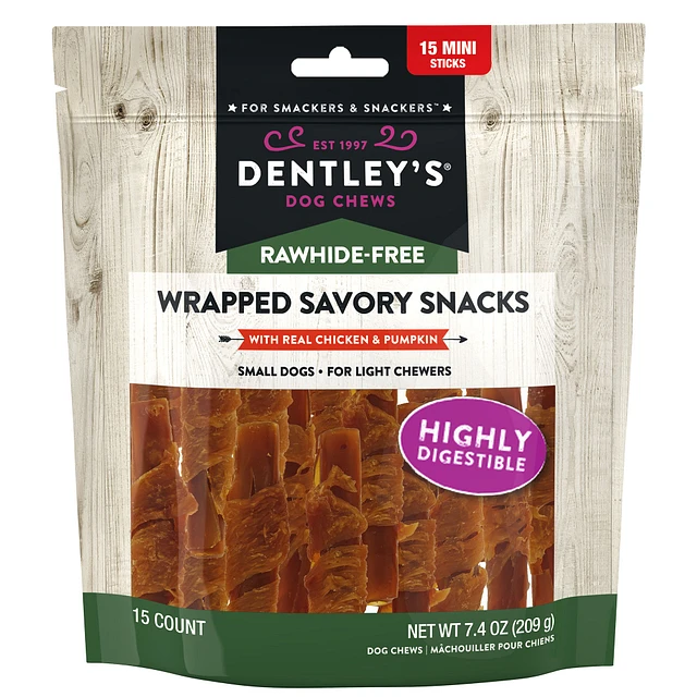 Dentley's rawhide stuffed rolls chicken & sweet potato best sale