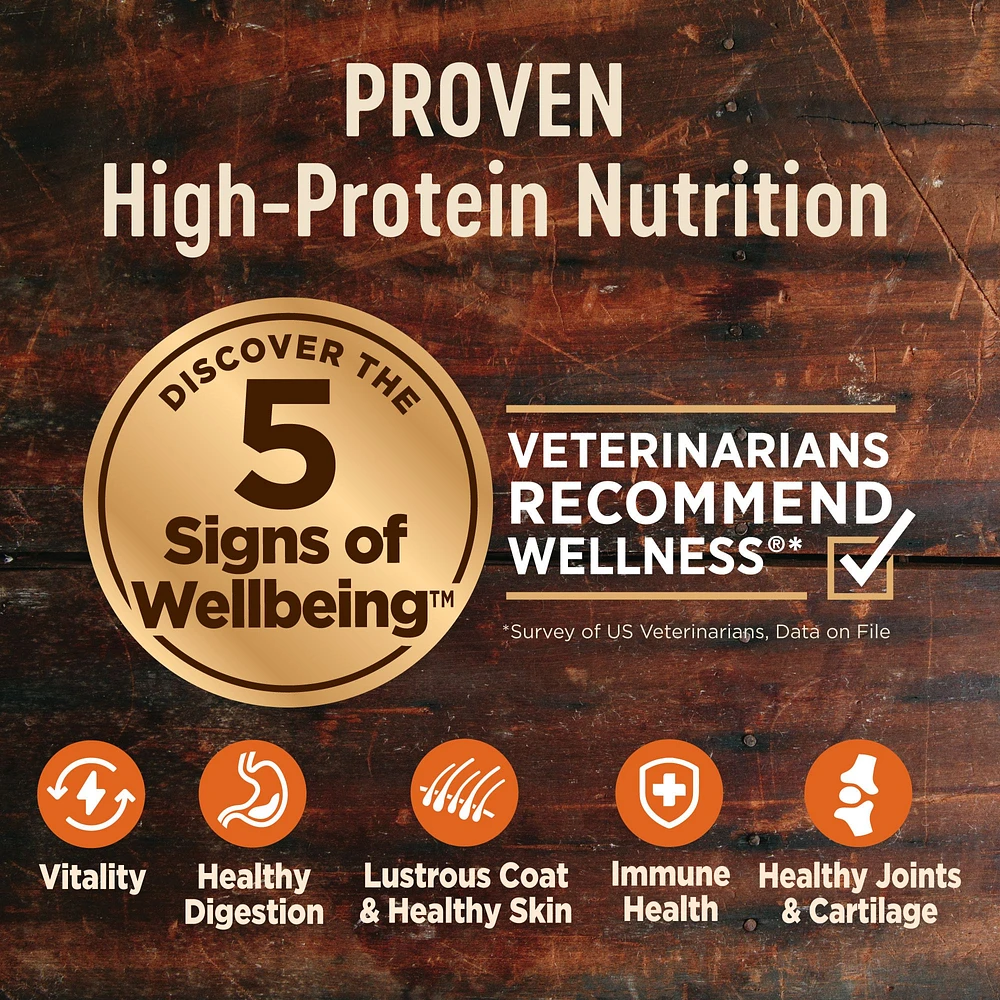 Wellness CORE High Protein With Grain Puppy Dry Dog Food The