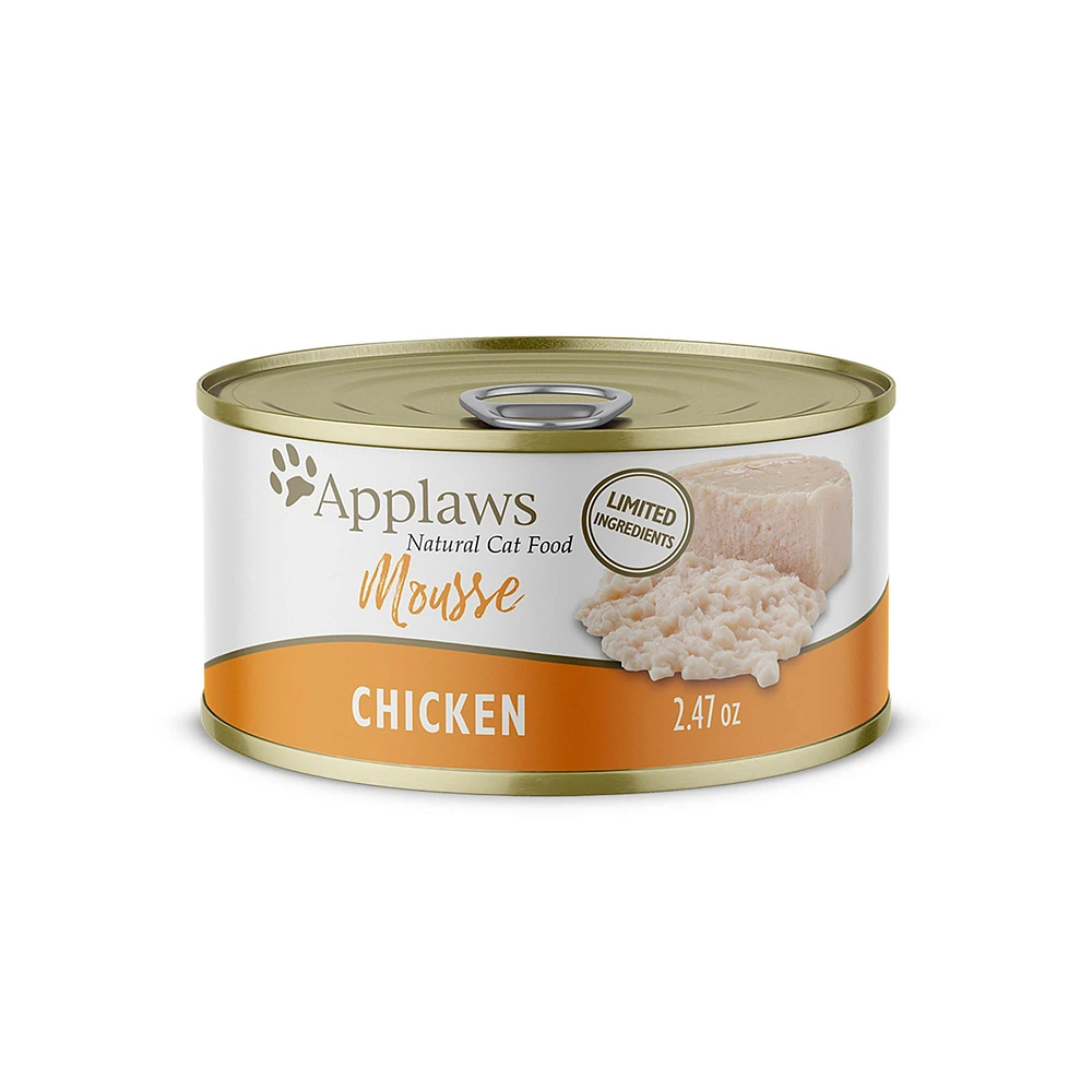 Applaws Natural Cat Food Mousse Grain Free Limited Ingredients