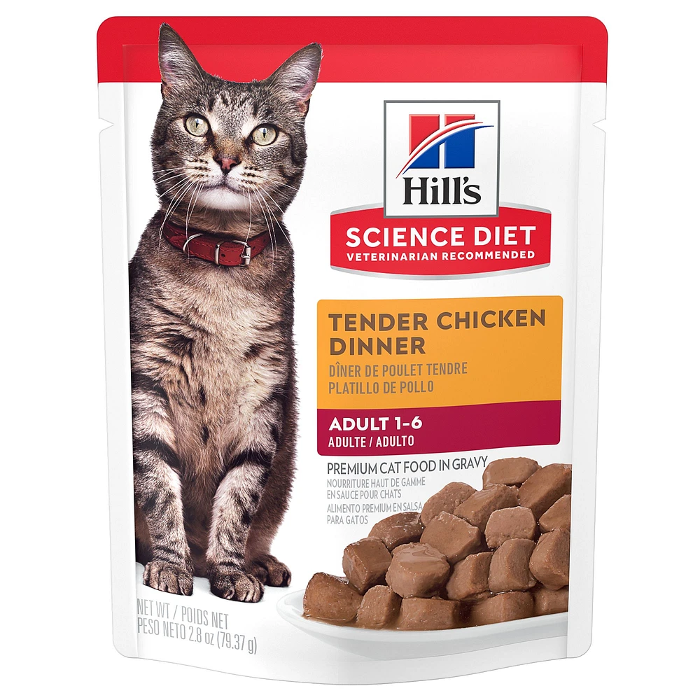 Hill s Science Diet Adult Wet Cat Food Chunks Gravy The