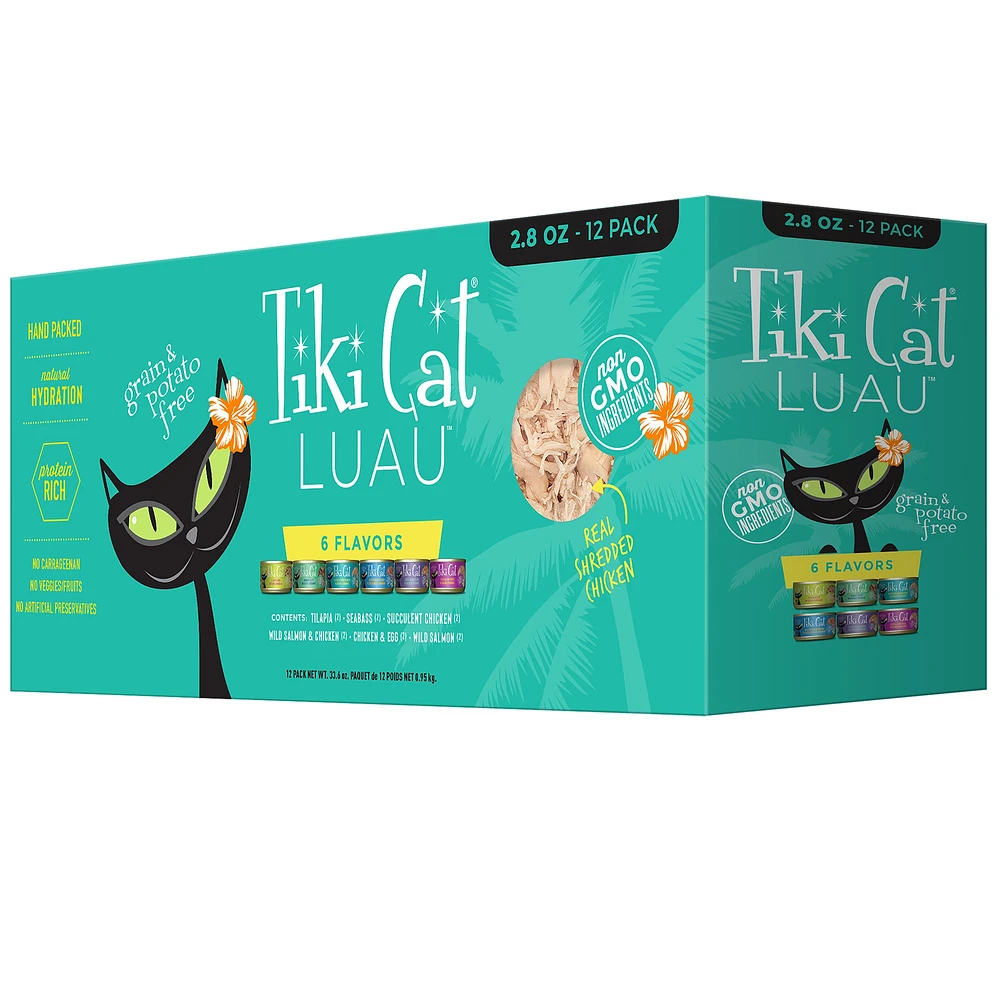 Tiki Cat Luau Wet Cat Food Non GMO Grain Free High Protein