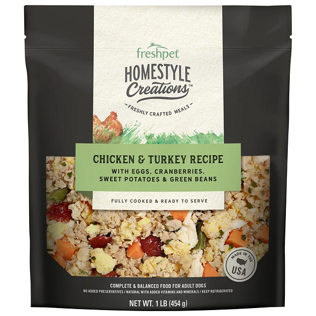 Freshpet Homestyle Creations All Life Stage Dog Food Fresh