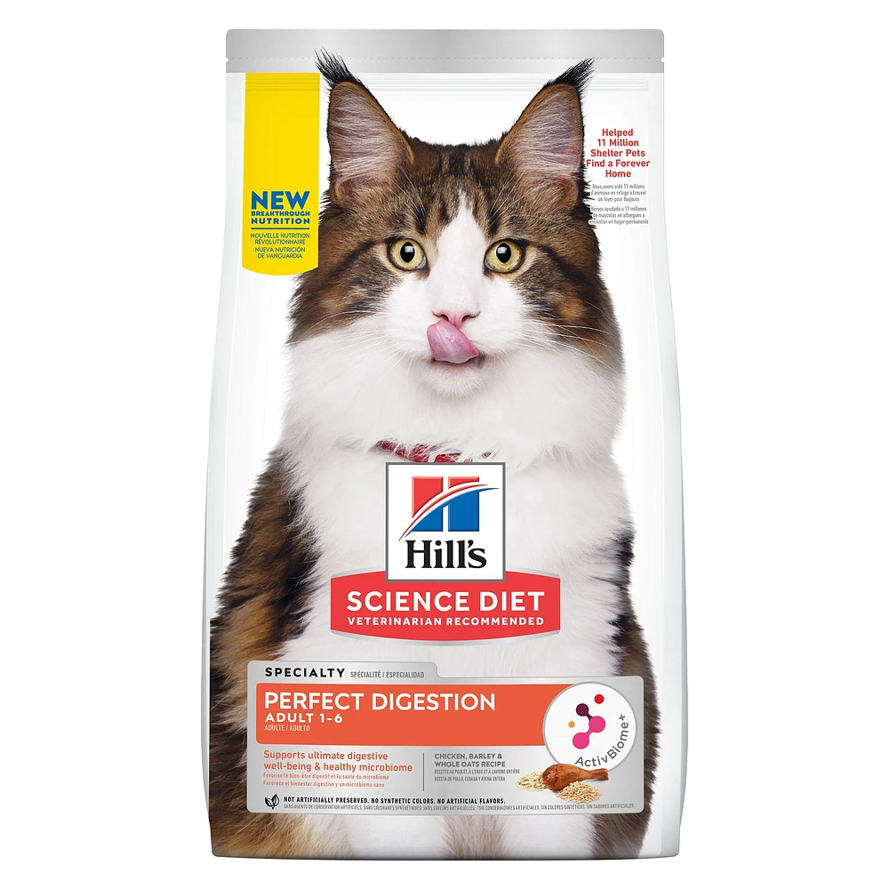 Hill s Science Diet Perfect Digestion Adult Dry Cat Food