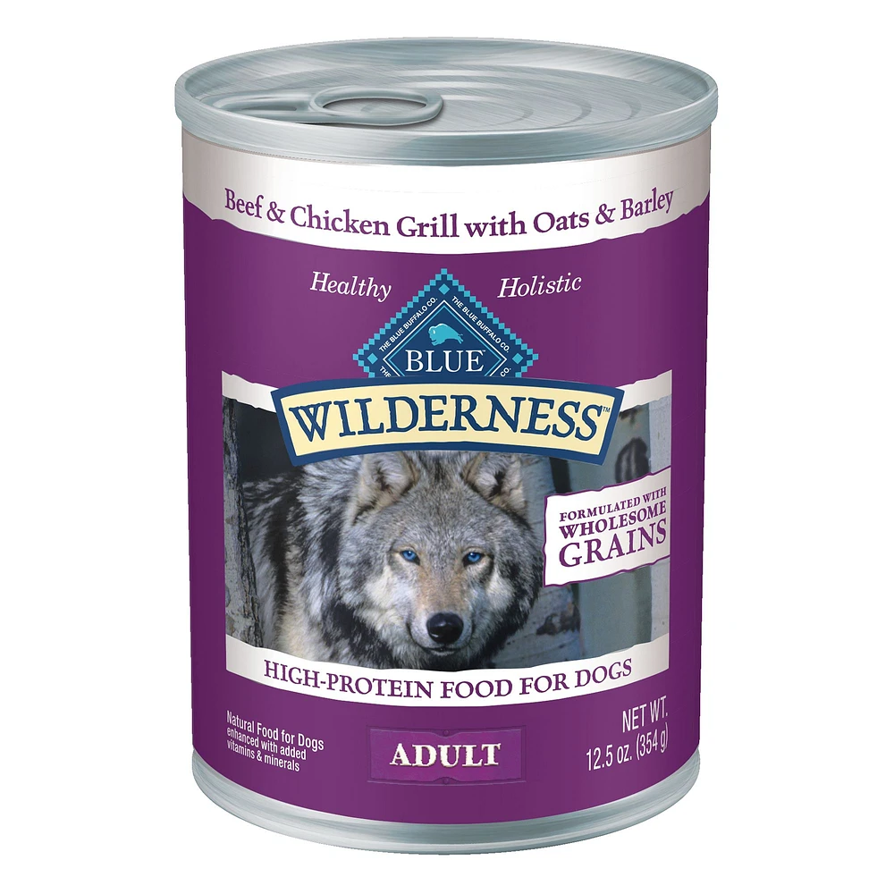 Blue Buffalo Wilderness Adult Wet Dog Food Natural The