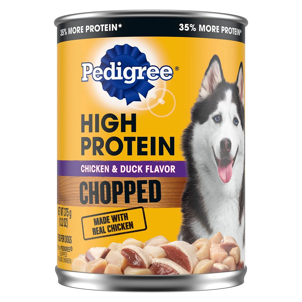 Pedigree High Protein All Life Stage Wet Dog Food Chopped 13.2