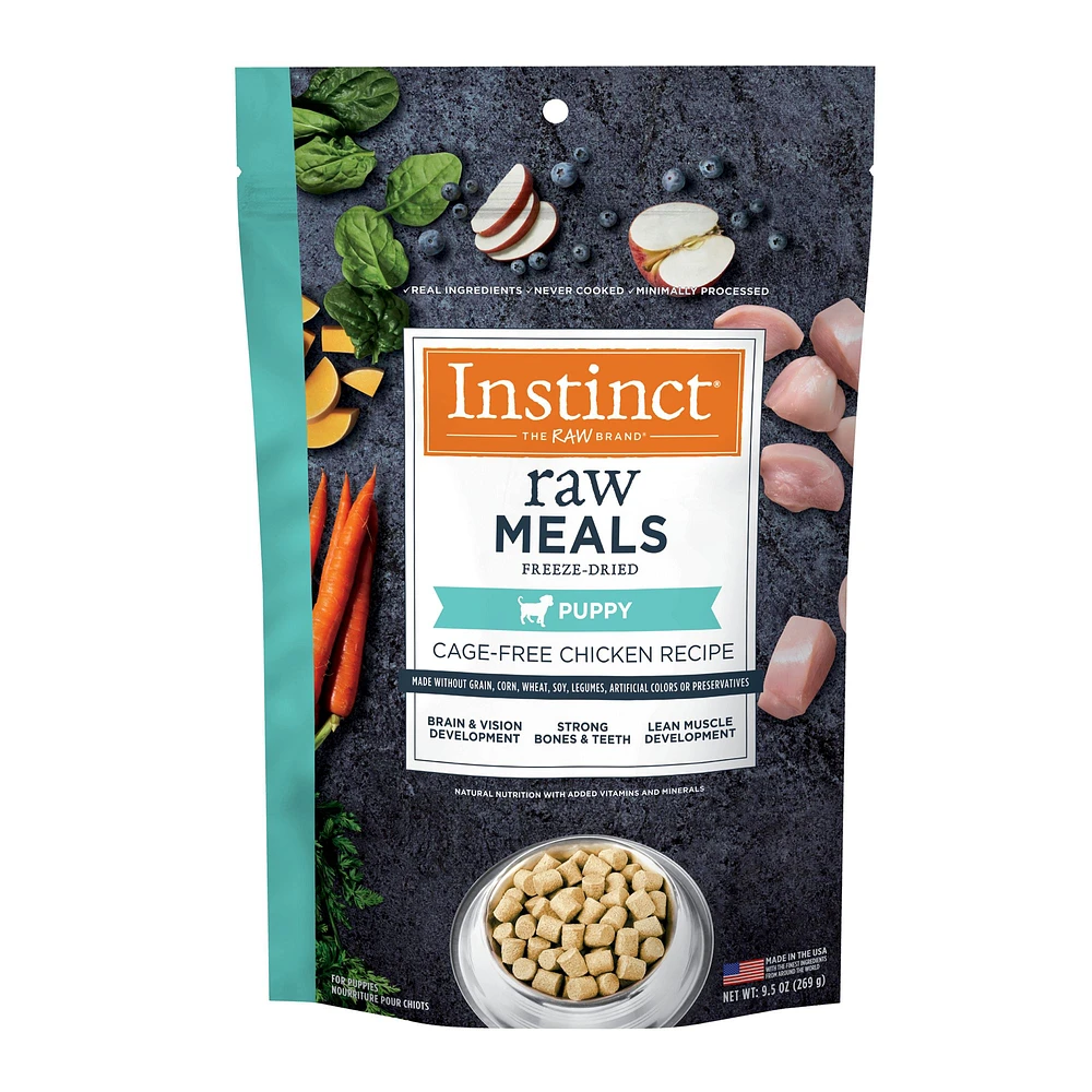 Instinct Raw Meals Freeze Dried Puppy Dry Dog Food Grain Free