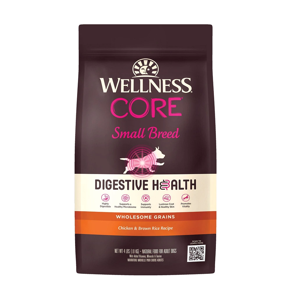 Wellness CORE Digestive Health Small Breed Adult Dry Dog Food With Grain