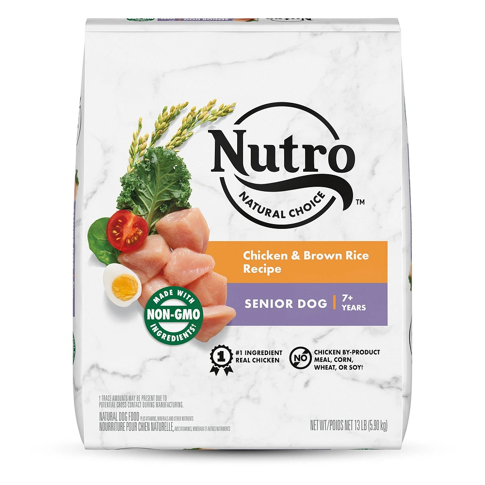 Nutro Natural Choice Healthy Aging Senior Dry Dog Food Non GMO