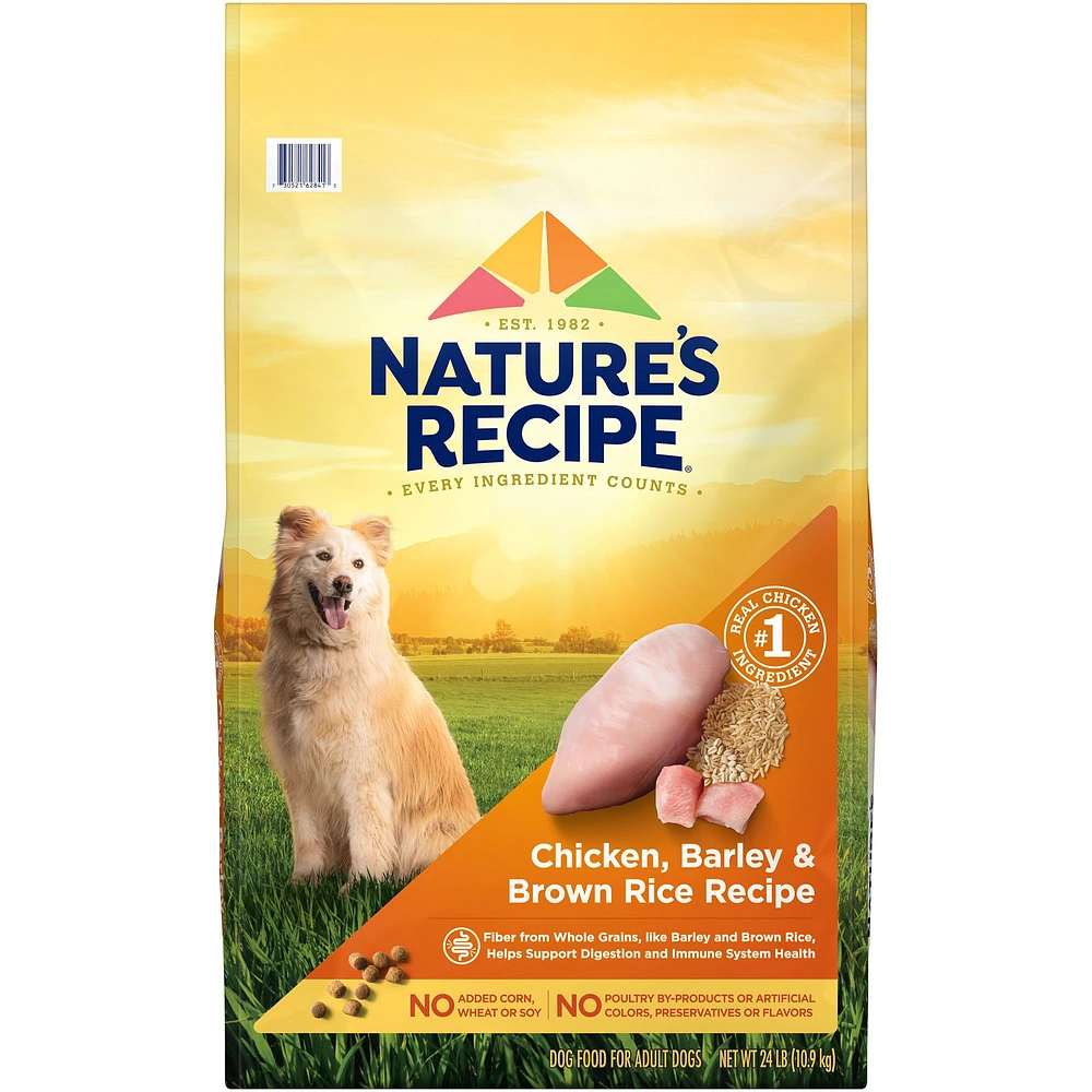 Nature s Recipe Dry Dog Food Adult Chicken Rice The Market Place