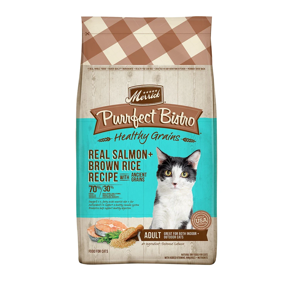 Merrick Purrfect Bistro All Life Stages Dry Cat Food Salmon