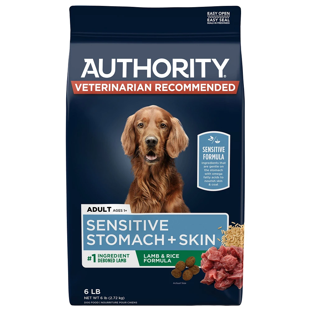 Authority Sensitive Stomach Skin Adult Dog Dry Food The