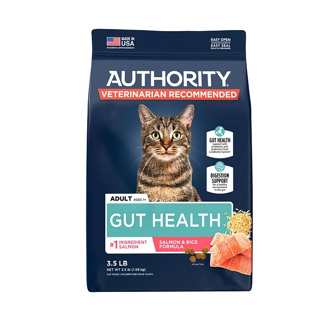 Authority Gut Health Cat Wet Food 3 Oz Flaked in Broth With