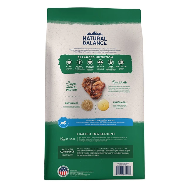 Natural Balance Limited Ingredient Diet Puppy Dry Dog Food The