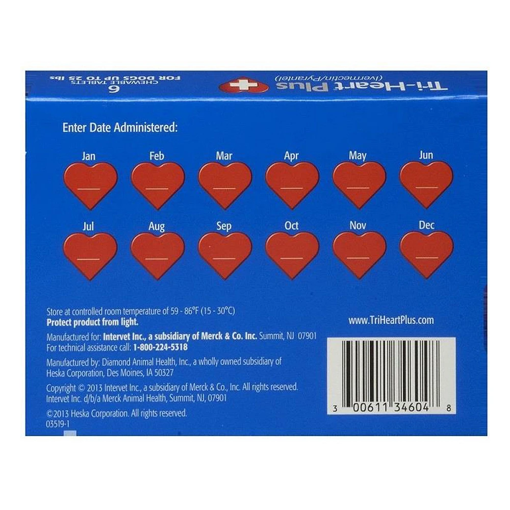 Chewy tri heart best sale