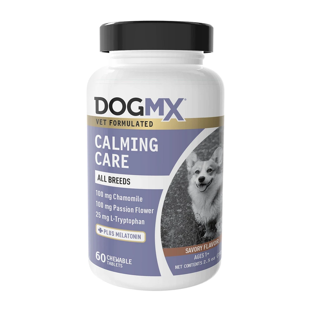 Dog MX Calming Care Chewable Tablets for All Breeds