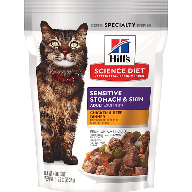 Hill s Science Diet Sensitive Stomach Skin Adult Wet Cat Food