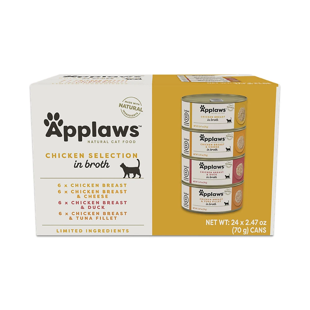 Applaws Cat Wet Food in Broth Variety Pack Natural The Market