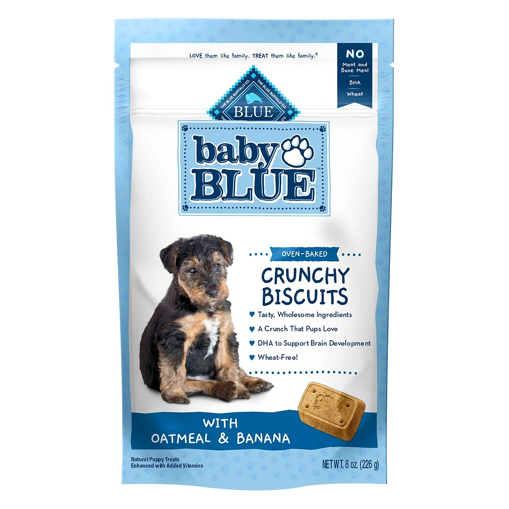 Blue Buffalo Baby BLUE Puppy Treat Dog Treats Natural Oa eal