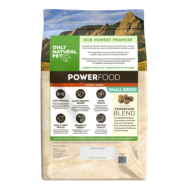 Only Natural Pet PowerFood Small Breed Adult Dry Dog Food