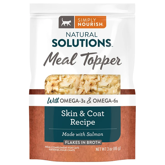 Simply Nourish Skin Coat Cat Meal Topper Grain Free Salmon