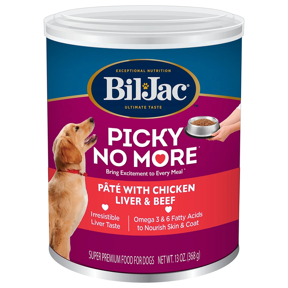 Bil Jac Picky No More Pate Adult Senior Dog Wet Food The