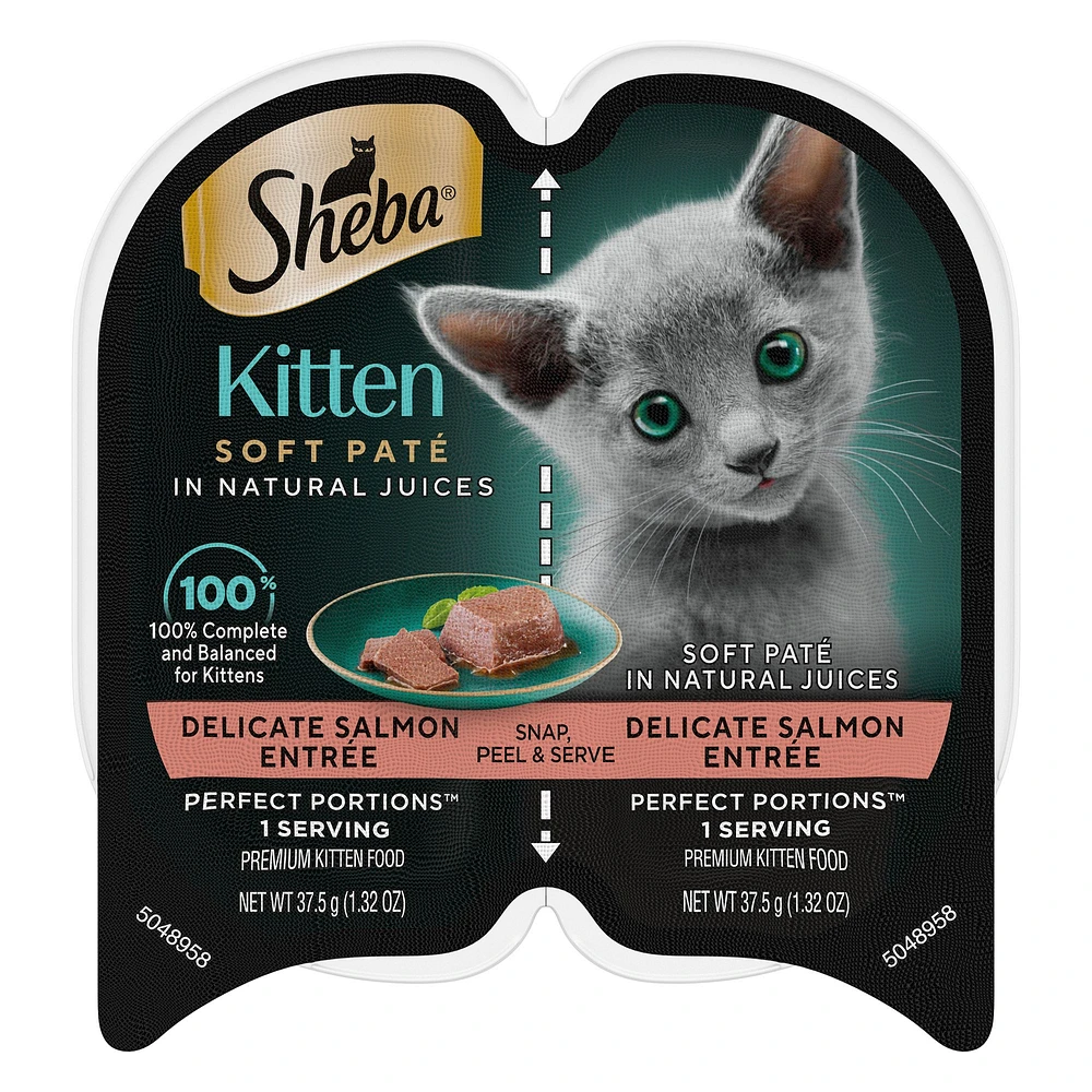 Sheba Perfect Portions Kitten Wet Cat Food Soft Pate 2.65 Oz