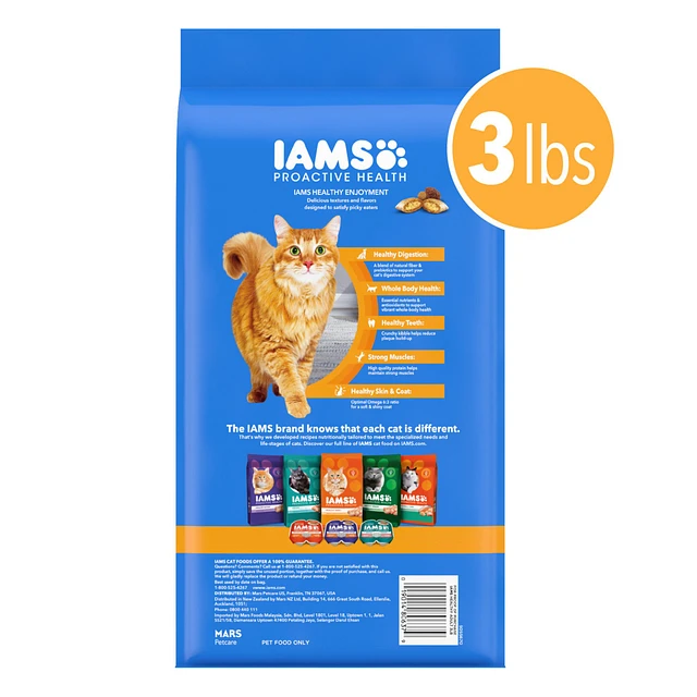 IAMS Proactive Health Adult Dry Cat Food Healthy Enjoyment The