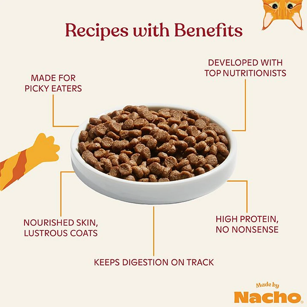 Made by Nacho Kitten Cat Food Natural High Protein Chicken