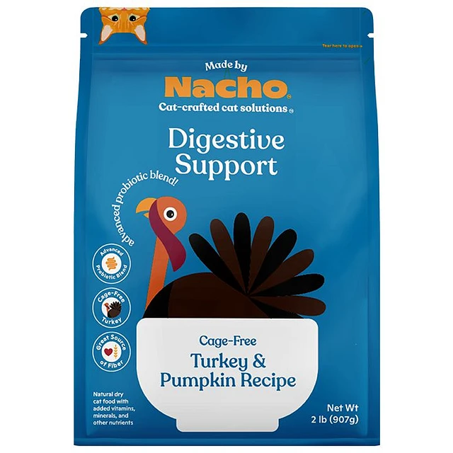 Made By Nacho Digestive Support Adult Dry Cat Food Natural