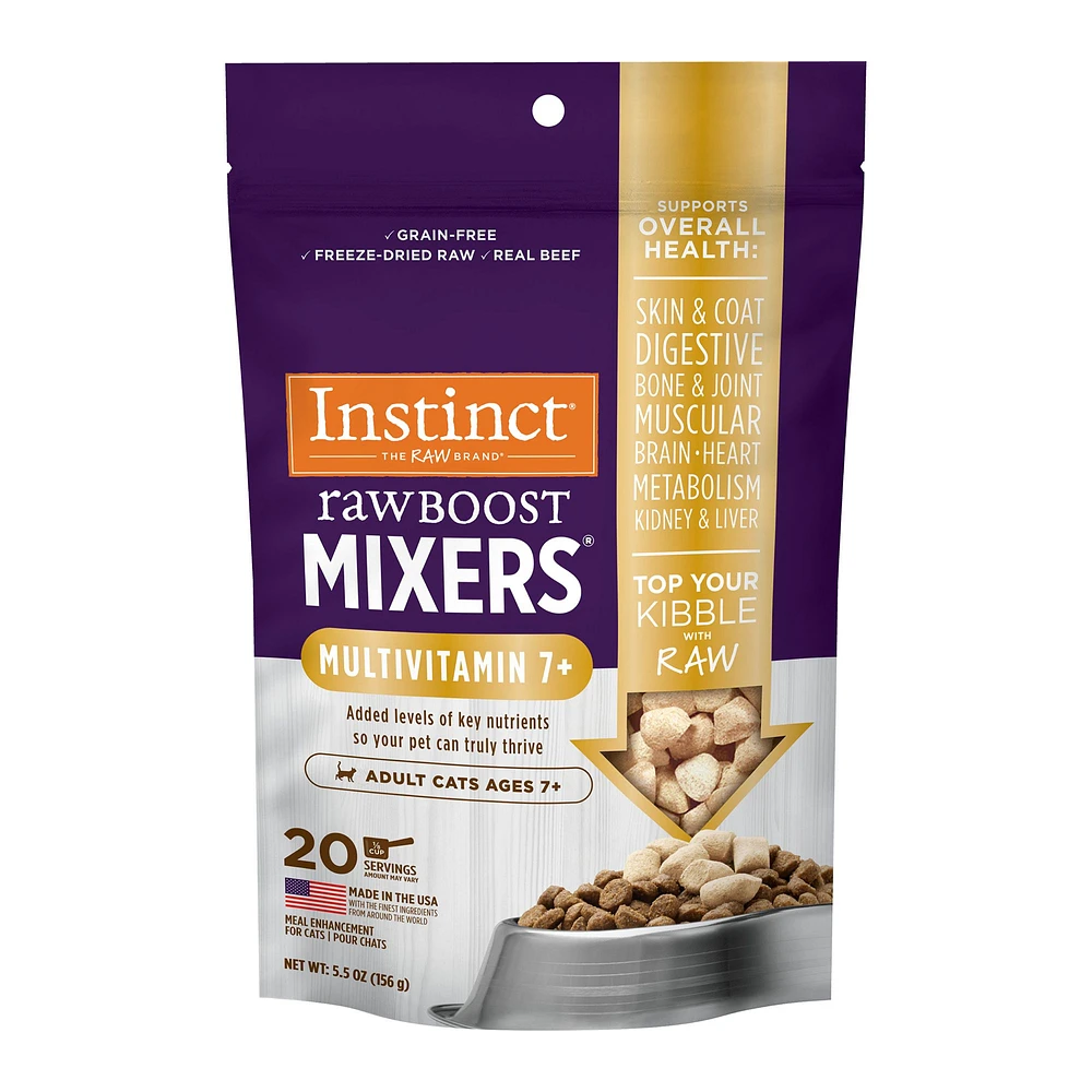 Nature s Variety Instinct Senior Cat Freeze Dried Multivitamin