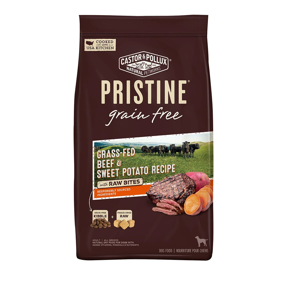 Castor Pollux PRISTINE Raw Bites Adult Dry Dog Food Grain Free