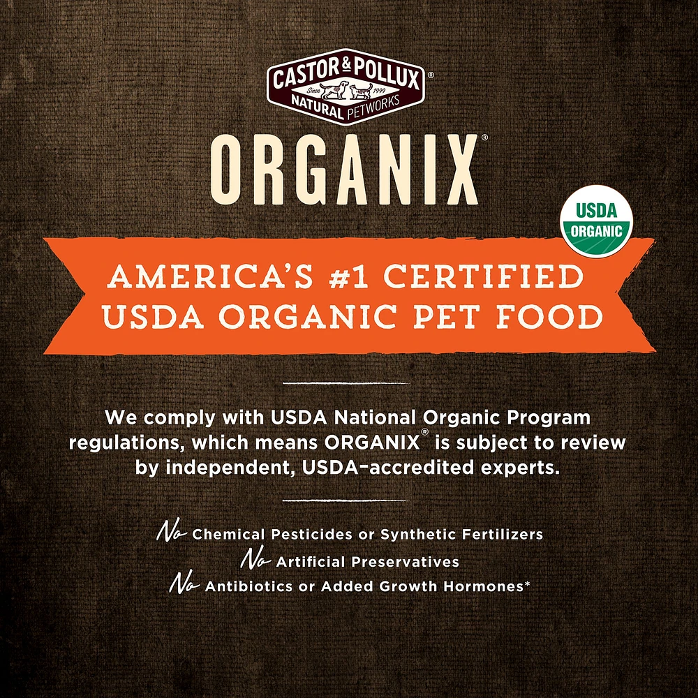 Castor Pollux ORGANIX Adult Wet Dog Food Grain Free Organic