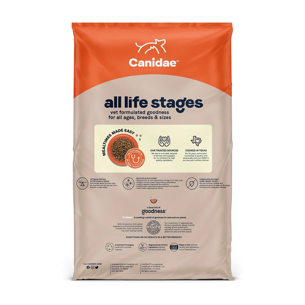 Canidae All Life Stages Multi Protein Dry Dog Food Chicken The