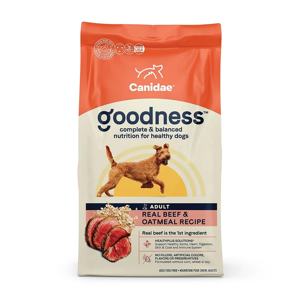 Canidae Goodness Adult Dry Dog Food Beef Oatmeal