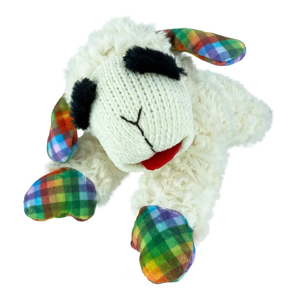 Multipet Spring Gingham Lamb Chop Dog Toy The Market Place