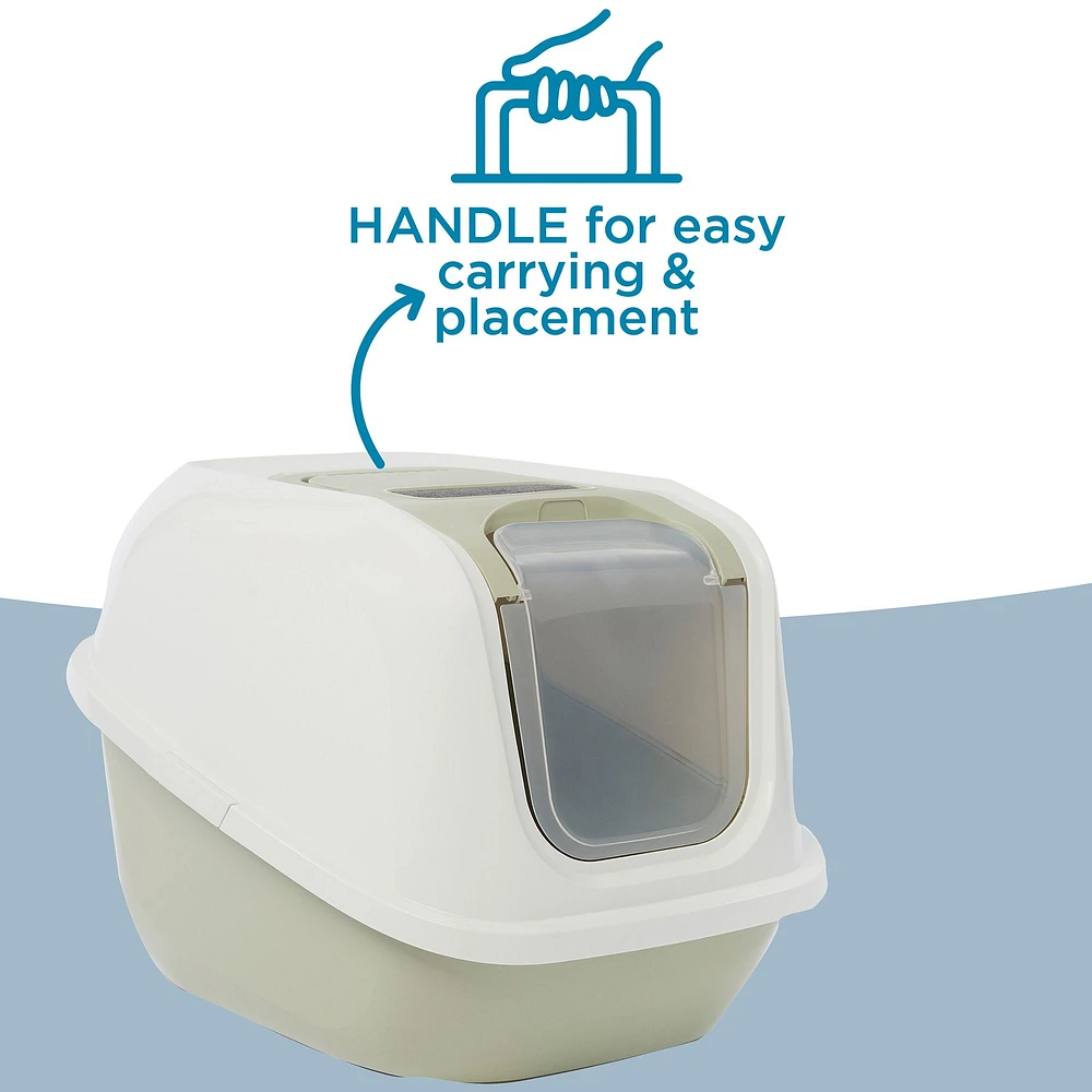 Hooded litter box petsmart hotsell