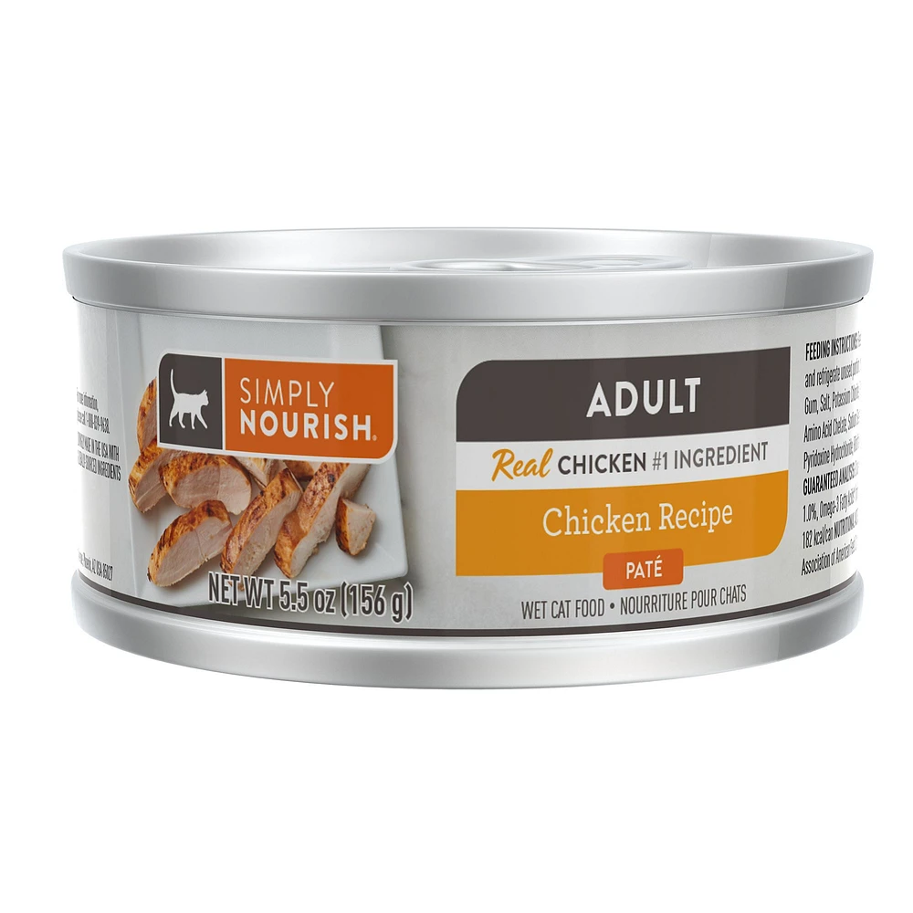 Simply Nourish Natural Wet Cat Food Pate