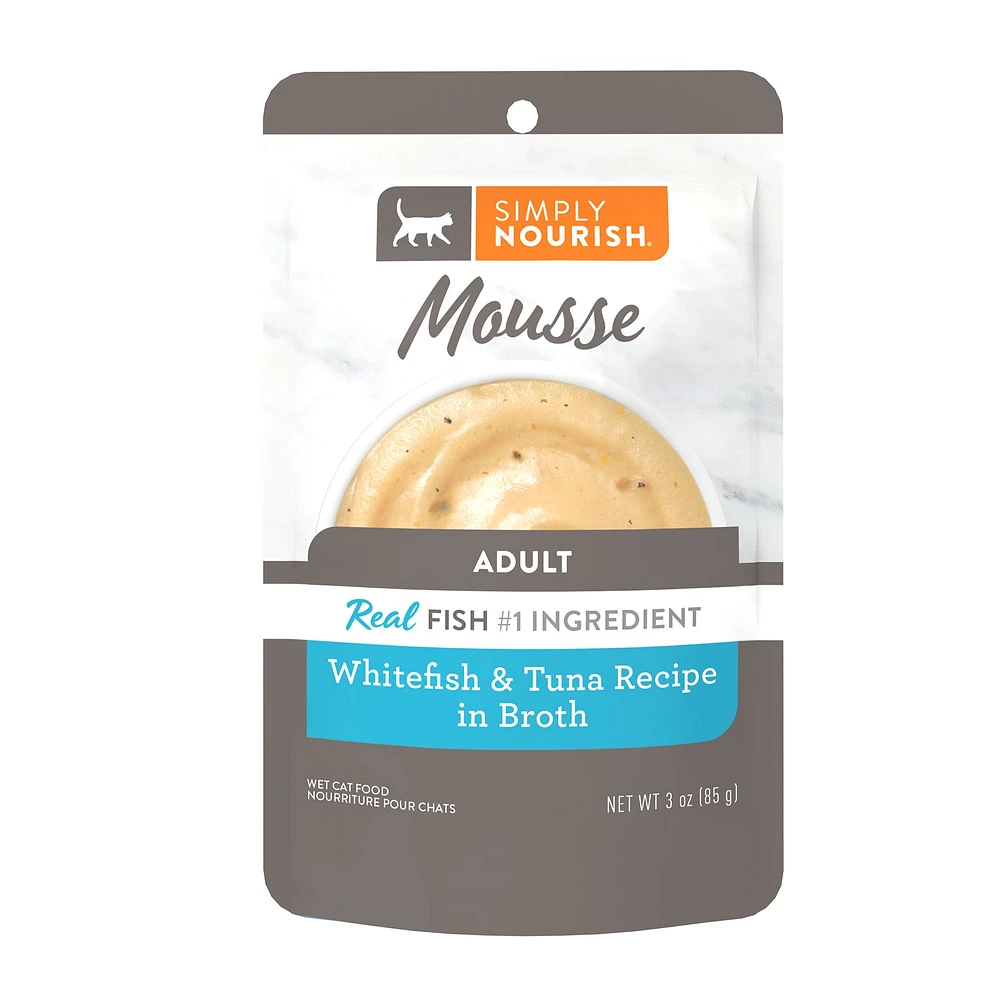 Simply Nourish Natural Adult Cat Food Mousse 3 oz