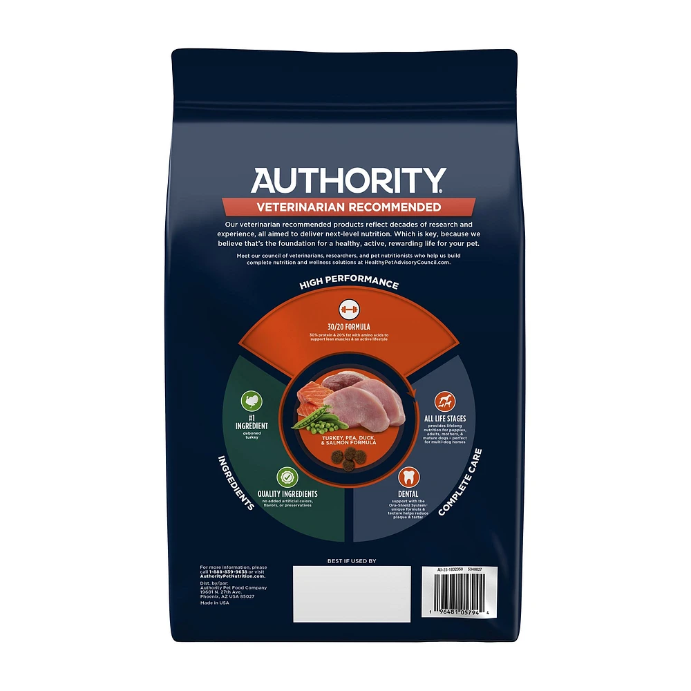 Authority all life stages grain free best sale