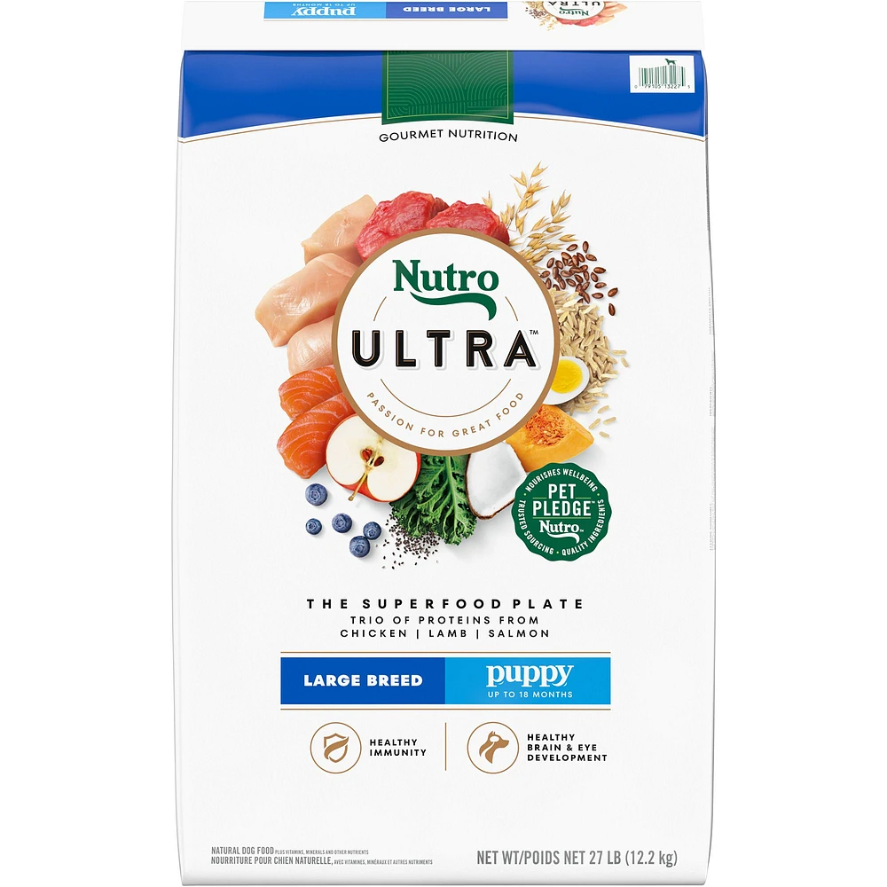 NUTRO ULTRA Large Breed Puppy Dry Dog Food Chicken Lamb