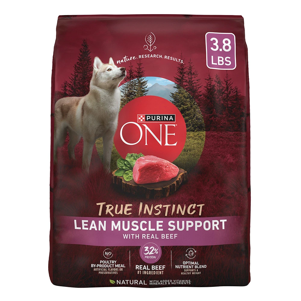 Purina ONE True Instinct Lean Muscle Support Real Beef Natural