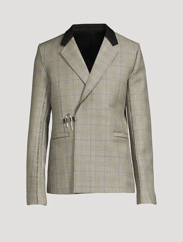 GIVENCHY Wool Slim-Fit Jacket With U-Lock | Square One