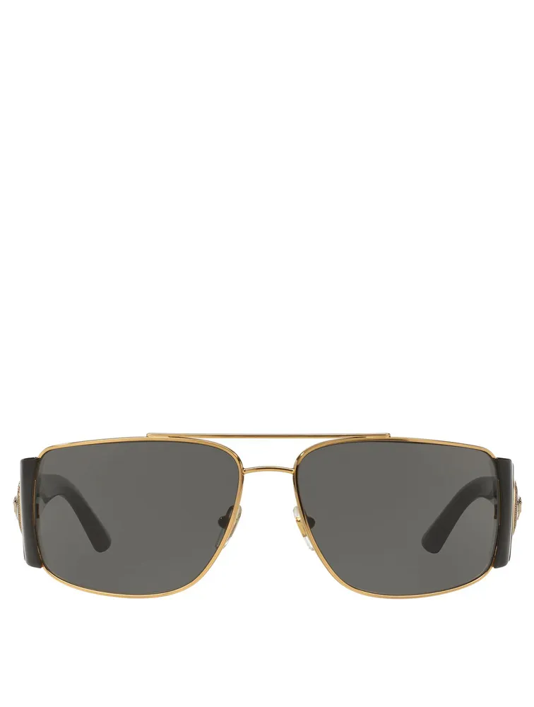 VERSACE Square Aviator Sunglasses | Square One