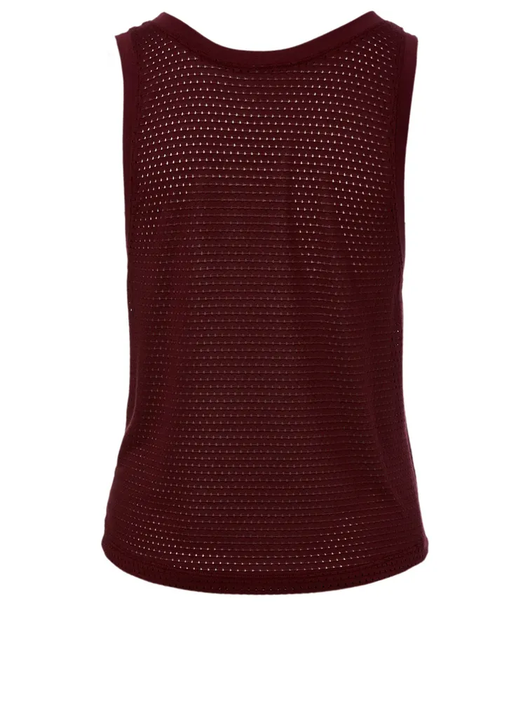 CFT. amiami mesh PO/cup in sleeve tank-