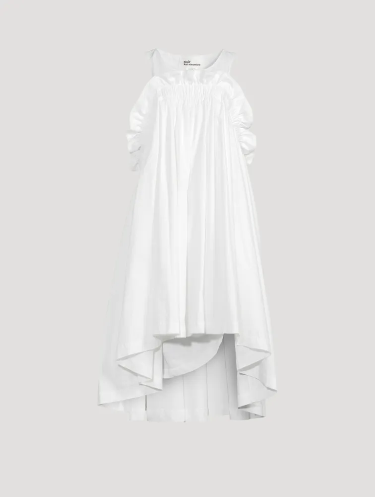 NOIR KEI NINOMIYA Washed Satin Midi Dress | Square One