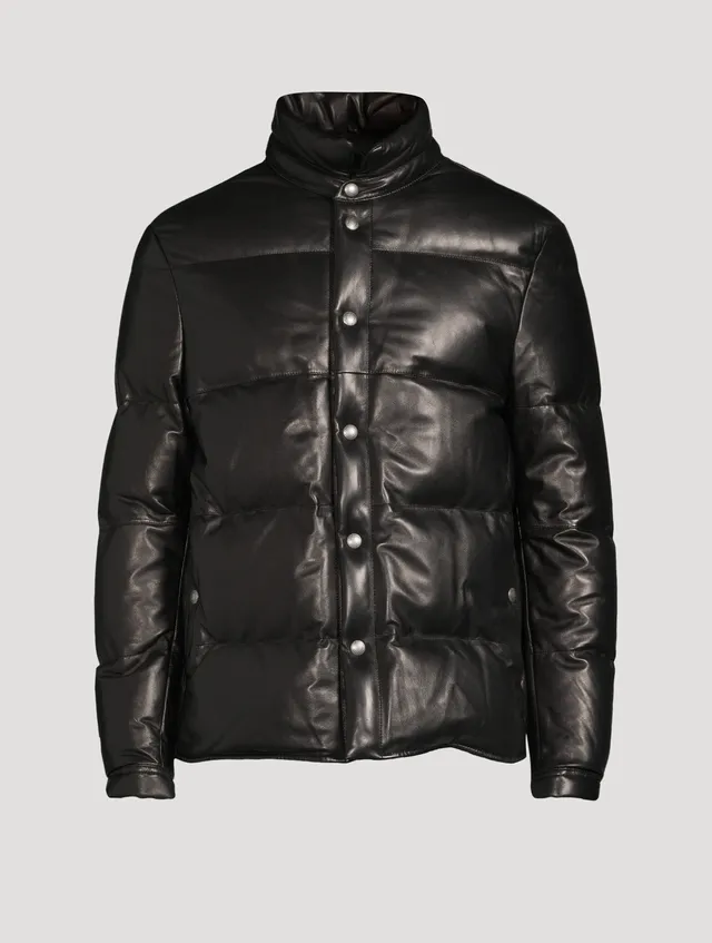 MACKAGE Tory Leather Down Jacket With Hood | Yorkdale Mall