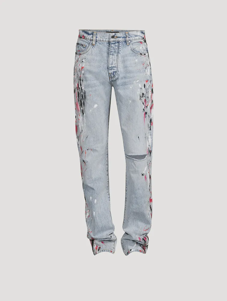 柔らかい 定価15万 AMIRI STRAIGHT FIT PAINTER JEAN 31