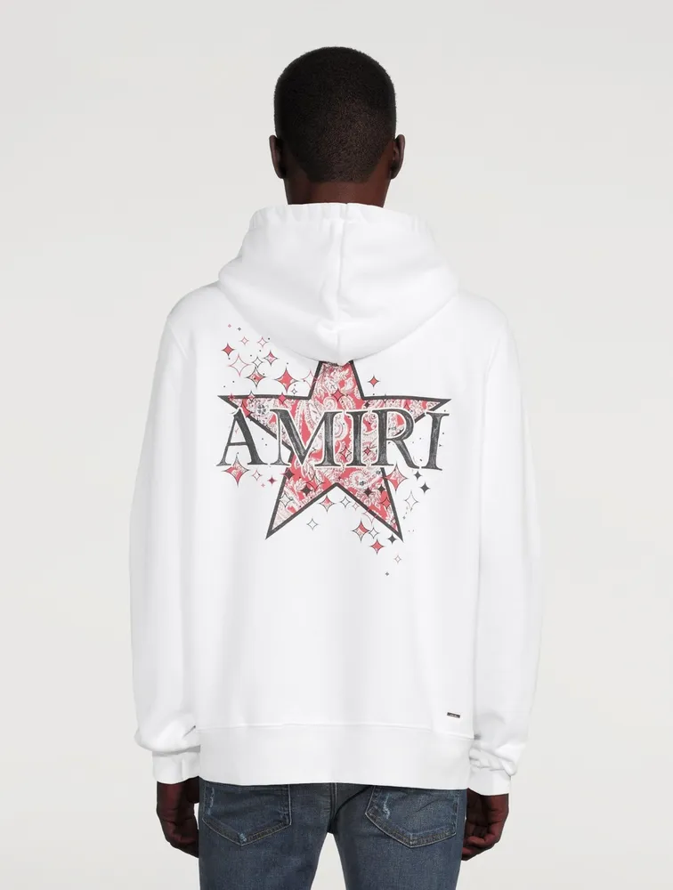 AMIRI Paisley Star Cotton Hoodie | Square One