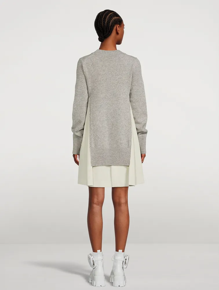 SACAI Suiting Mix Pullover Sweater | Yorkdale Mall